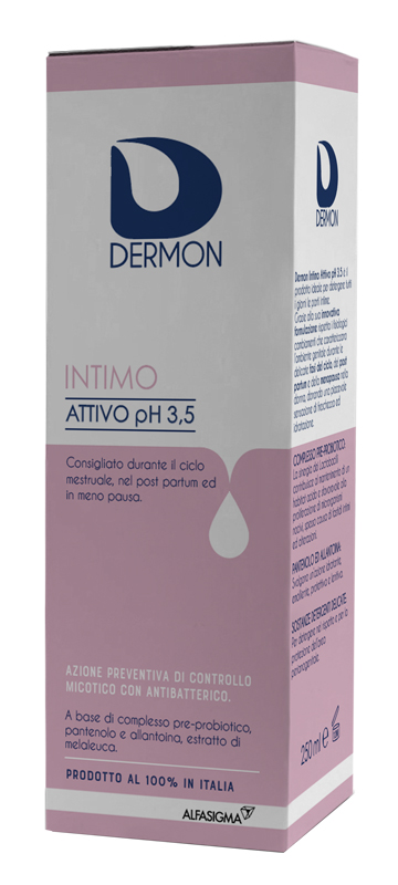 DERMON INTIMO ATTIVO PH 3,5 250 ML - Fontenova srl