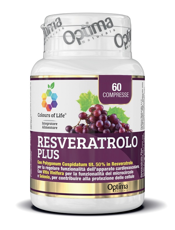 COLOURS OF LIFE RESVERATROLO PLUS 60 COMPRESSE 1000 MG - Fontenova srl