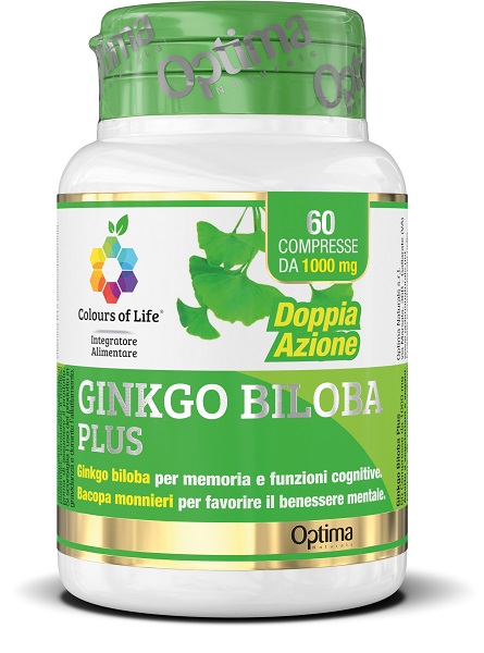 COLORUS OF LIFE GINKGO BILOBA PLUS 60 COMPRESSE 1000 MG - Fontenova srl