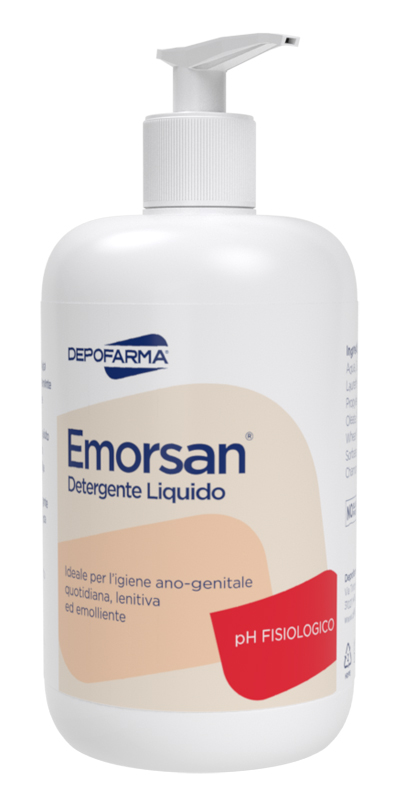 EMORSAN DETERGENTE LIQUIDO IGIENE ANO-GENITALE PH FISIOLOGICO 500 ML - Fontenova srl