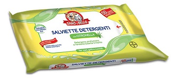 SANO E BELLO SALVIETTE DETERGENTI CITRONELLA 50 PEZZI - Fontenova srl