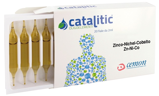 CATALITIC OLIGOELEMENTI ZINCO NICHEL COBALTO ZN-NI-CO 20 AMPOLLE - Fontenova srl