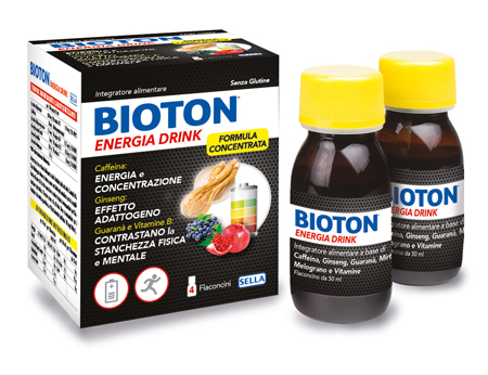 BIOTON ENERGIA DRINK 4 FLACONCINI X 50 ML - Fontenova srl