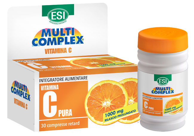ESI MULTICOMPLEX VITAMINA C PURA 1000 MG RETARD 30 COMPRESSE - Fontenova srl