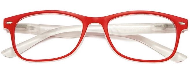 OCCHIALE DA LETTURA PREMONTATO TWINS GOLD ICE ROSSO +3,00 - Fontenova srl