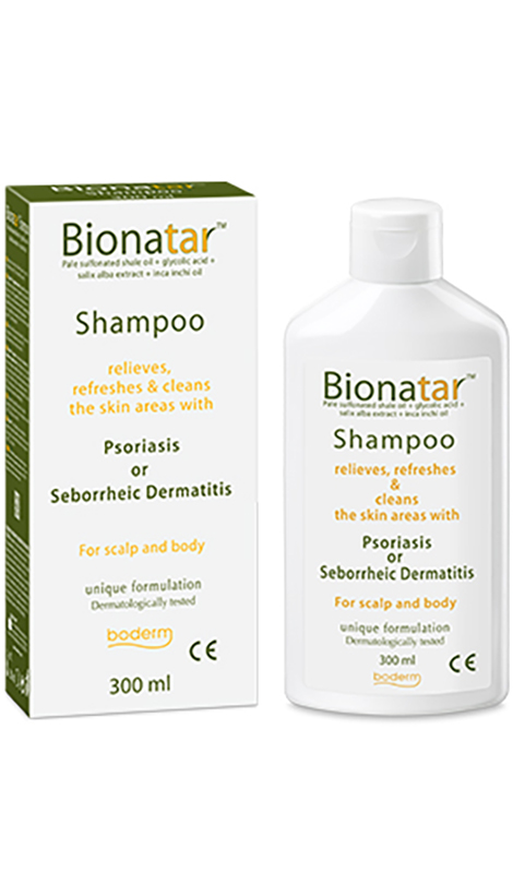 BIONATAR SHAMPOO INDICATO IN PRESENZA DI SINTOMI DI PSORIASI O DERMATITE SEBORROICA 300 ML CE - Fontenova srl