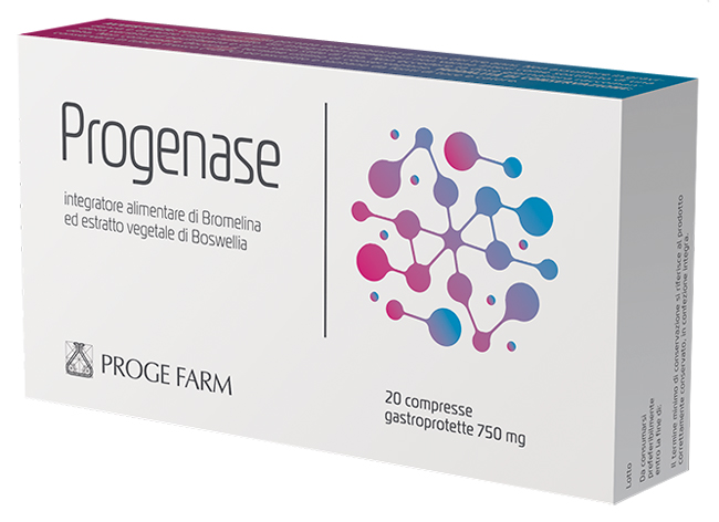 PROGENASE 20 COMPRESSE GASTROPROTETTE - Fontenova srl