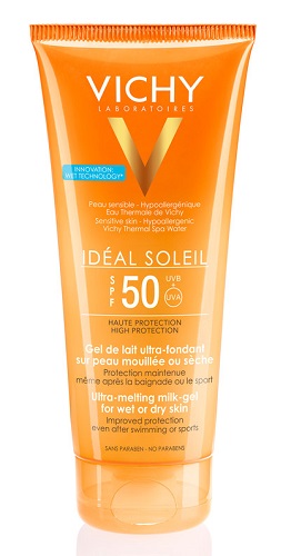 IDEAL SOLEIL GEL WET CORPO SPF50 200 ML - Fontenova srl