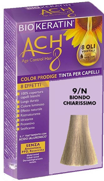 BIOKERATIN ACH8 COLOR PRODIGE 9/N BIONDO CHIARISSIMO - Fontenova srl
