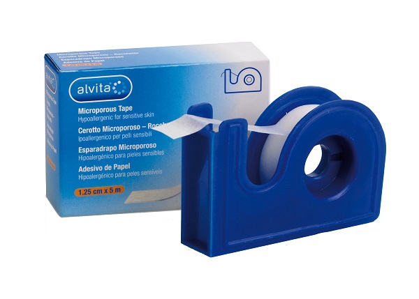 ALVITA CEROTTO MICROPOROSO IN ROCCHETTO M5X1,25CM - Fontenova srl