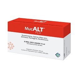 MUCALT FLU 8 ORAL STICK MONODOSE - Fontenova srl