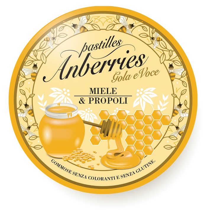 ANBERRIES MIELE PROPOLI 55 G - Fontenova srl