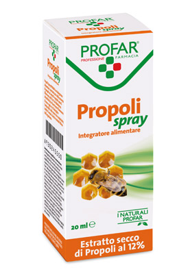 PROPOLI SPRAY ESTRATTO SECCO 12% 20 ML PROFAR - Fontenova srl