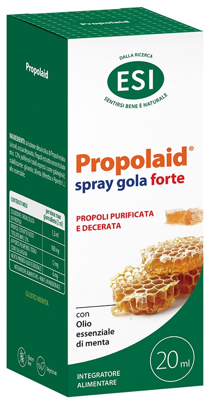 ESI PROPOLAID SPRAY GOLA FORTE 20 ML - Fontenova srl