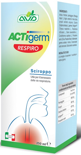ACTIGERM RESPIRO SCIROPPO 250 ML - Fontenova srl