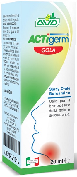 ACTIGERM GOLA SPRAY 20 ML - Fontenova srl