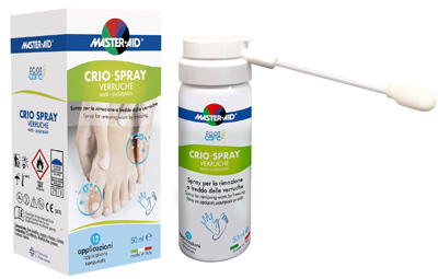 CRIO SPRAY VERRUCHE MASTER-AID FOOTCARE 50 ML E1 - Fontenova srl