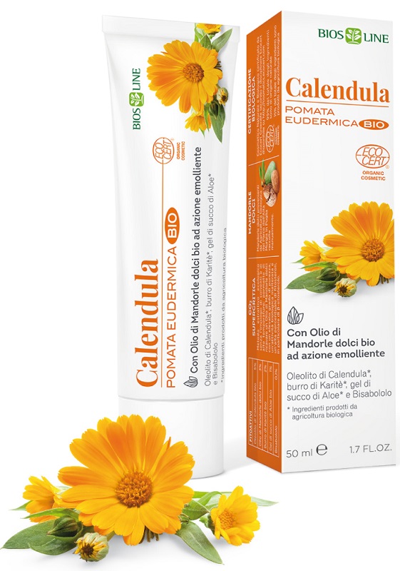 BIOSLINE CALENDULA POMATA EUDERMICA BIO 50 ML - Fontenova srl