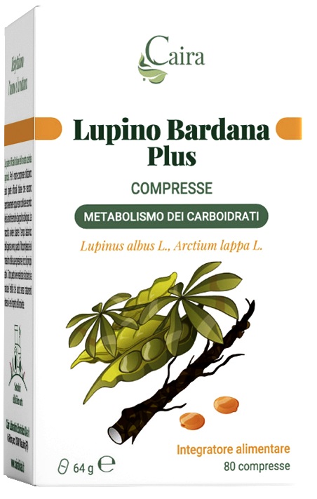 CAIRA LUPINO BARDANA PLUS 80 COMPRESSE DA 0,8 G - Fontenova srl