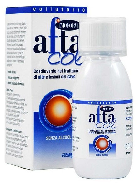 AFTACOL EMOFORM COLLUTORIO PER IGIENE DENTALE 120 ML - Fontenova srl