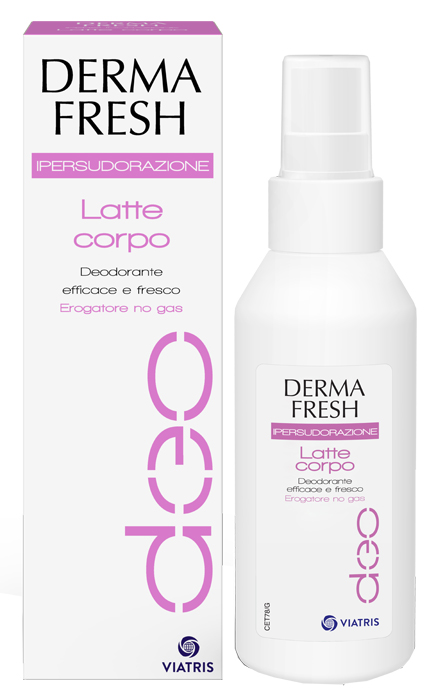 DERMAFRESH IPERSUDORAZIONE LATTE CORPO DEODORANTE 100 ML - Fontenova srl