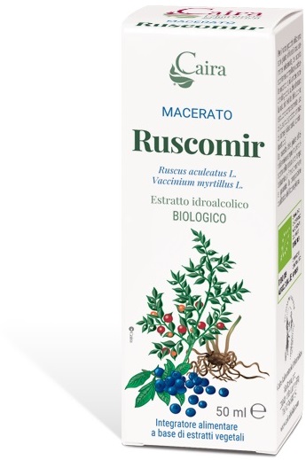 CAIRA RUSCOMIR MACERATO IDROALCOLICO BIO GOCCE 50 ML - Fontenova srl
