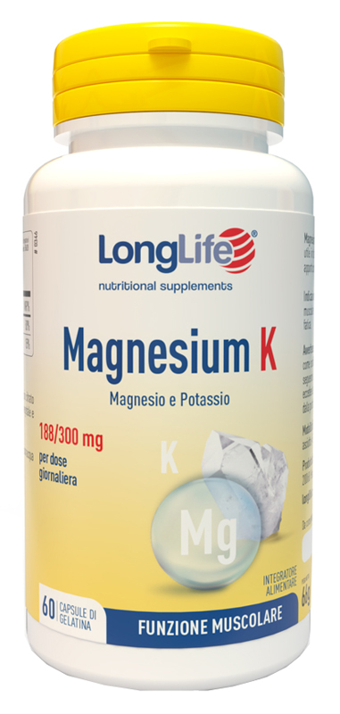 LONGLIFE MAGNESIUM K 60 CAPSULE - Fontenova srl