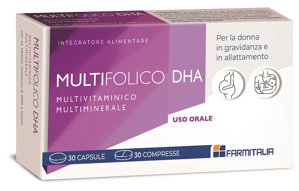MULTIFOLICO DHA 30 CAPSULE + 30 COMPRESSE - Fontenova srl