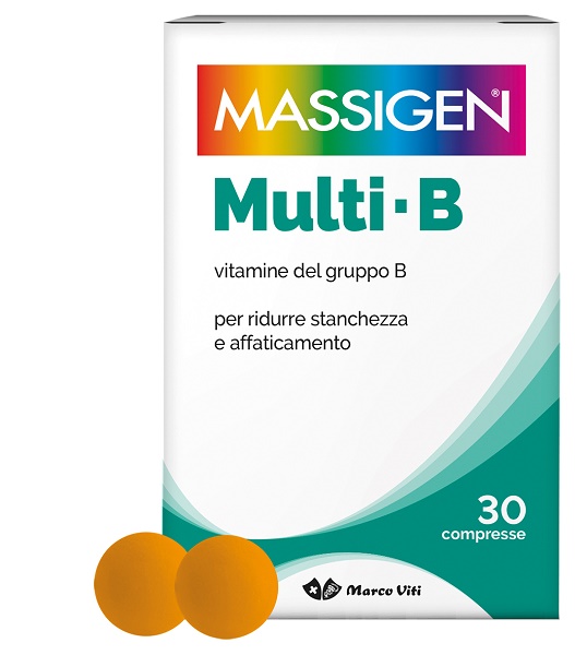 MASSIGEN MULTI B VITAMINE DEL GRUPPO B 30 COMPRESSE RIVESTITA DA 364 MG - Fontenova srl