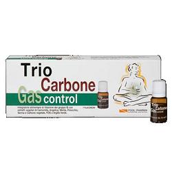 TRIOCARBONE GAS CONTROL 7 FLACONCINI 10 ML - Fontenova srl