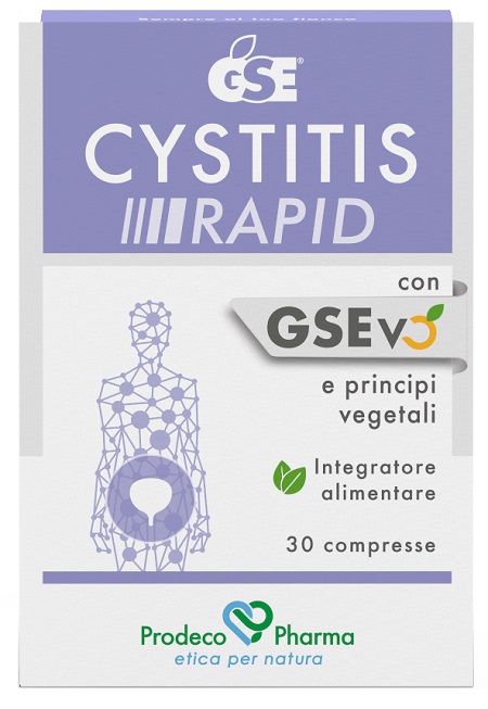 GSE CYSTITIS RAPID 30 COMPRESSE - Fontenova srl