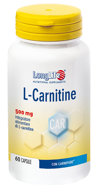 LONGLIFE L-CARNITINE 60 CAPSULE DI GELATINA DA 960 MG - Fontenova srl