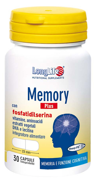 LONGLIFE MEMORY PLUS 30 CAPSULE FOTOPROTETTE - Fontenova srl