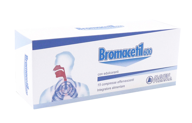 BROMACETIL 600 15 COMPRESSE EFFERVESCENTI - Fontenova srl