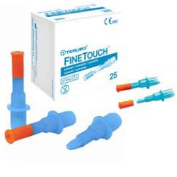 LANCETTE PUNGIDITO FINETOUCH 23 GAUGE 25 PEZZI - Fontenova srl