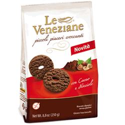 LE VENEZIANE BISCOTTI CACAO/NOCCIOLA 250 G - Fontenova srl