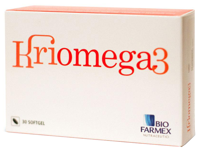 KRIOMEGA 3 30 CAPSULE SOFTGEL - Fontenova srl