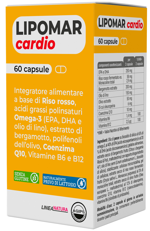 LIPOMAR CARDIO 60 CAPSULE - Fontenova srl