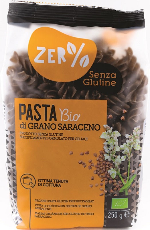 ZERO% GLUTINE FUSILLI GRANO SARACENO INTEGRALE SENZA GLUTINE250 G - Fontenova srl