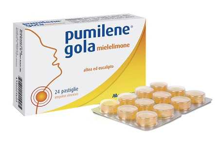 PUMILENE GOLA MIELE LIMONE 24 PASTIGLIE - Fontenova srl