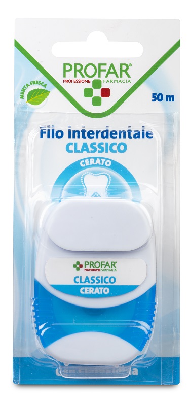 FILO INTERDENTALE CON CLOREXIDINA 50 M PROFAR - Fontenova srl