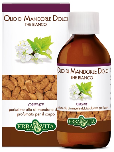OLIO MANDORLE DOLCI PROFUMATO THE VERDE ORIENTALE 250 ML - Fontenova srl