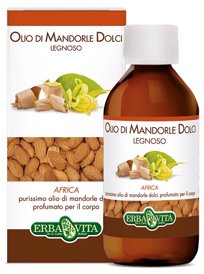 OLIO MANDORLE DOLCI PROFUMATO LEGNO AFRICANO 250 ML - Fontenova srl