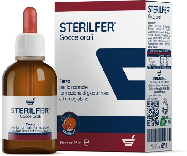 STERILFER GOCCE 15 ML - Fontenova srl