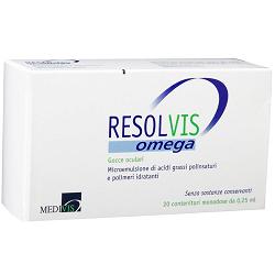 GOCCE OCULARI RESOLVIS OMEGA 20 FIALE MONODOSE 0,25 ML - Fontenova srl