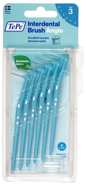 TEPE ANGLE SCOVOLINO BLU 0,6MM 6 PEZZI - Fontenova srl