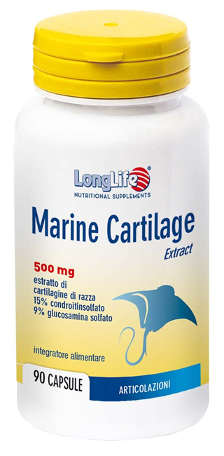 LONGLIFE MARINE CARTILAGE 90 CAPSULE DI GELATINA - Fontenova srl