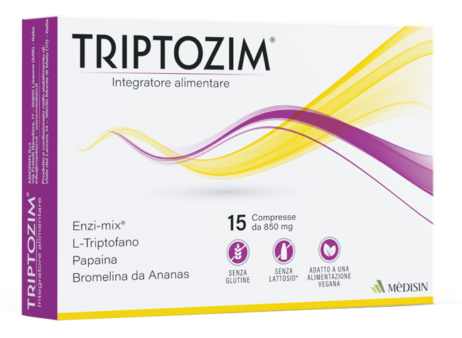 TRIPTOZIM 15 COMPRESSE 850 MG SENZA GLUTINE SENZA LATTOSIO - Fontenova srl
