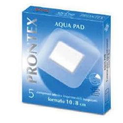 GARZA COMPRESSA PRONTEX AQUA PAD 10X8CM 5 PEZZI - Fontenova srl