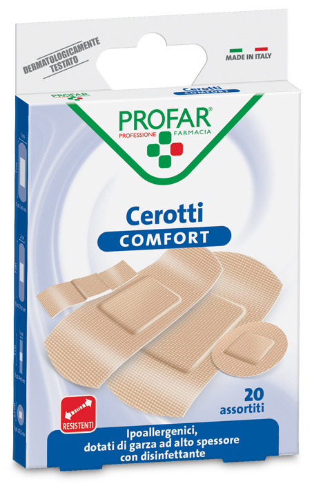 CEROTTO COMFORT ASSORTITI 20 PEZZI PROFAR - Fontenova srl